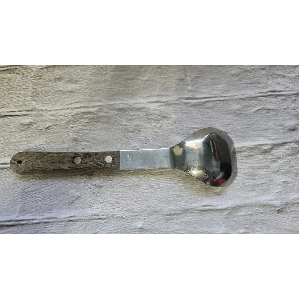 Vernon Company Ice Cream Scooper Stainless Steel With Wood Handle Vintage...